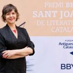 La escritora Marta Marín-Dòmine ganadora del Premi BBVA Sant Joan