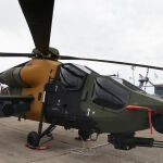 Un T929 Atak 2, helicóptero de ataque desarrollado por Turkish Aerospace Industries, en el Paris Air Show 2023