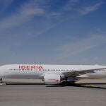 Un avión de la compañía Iberia