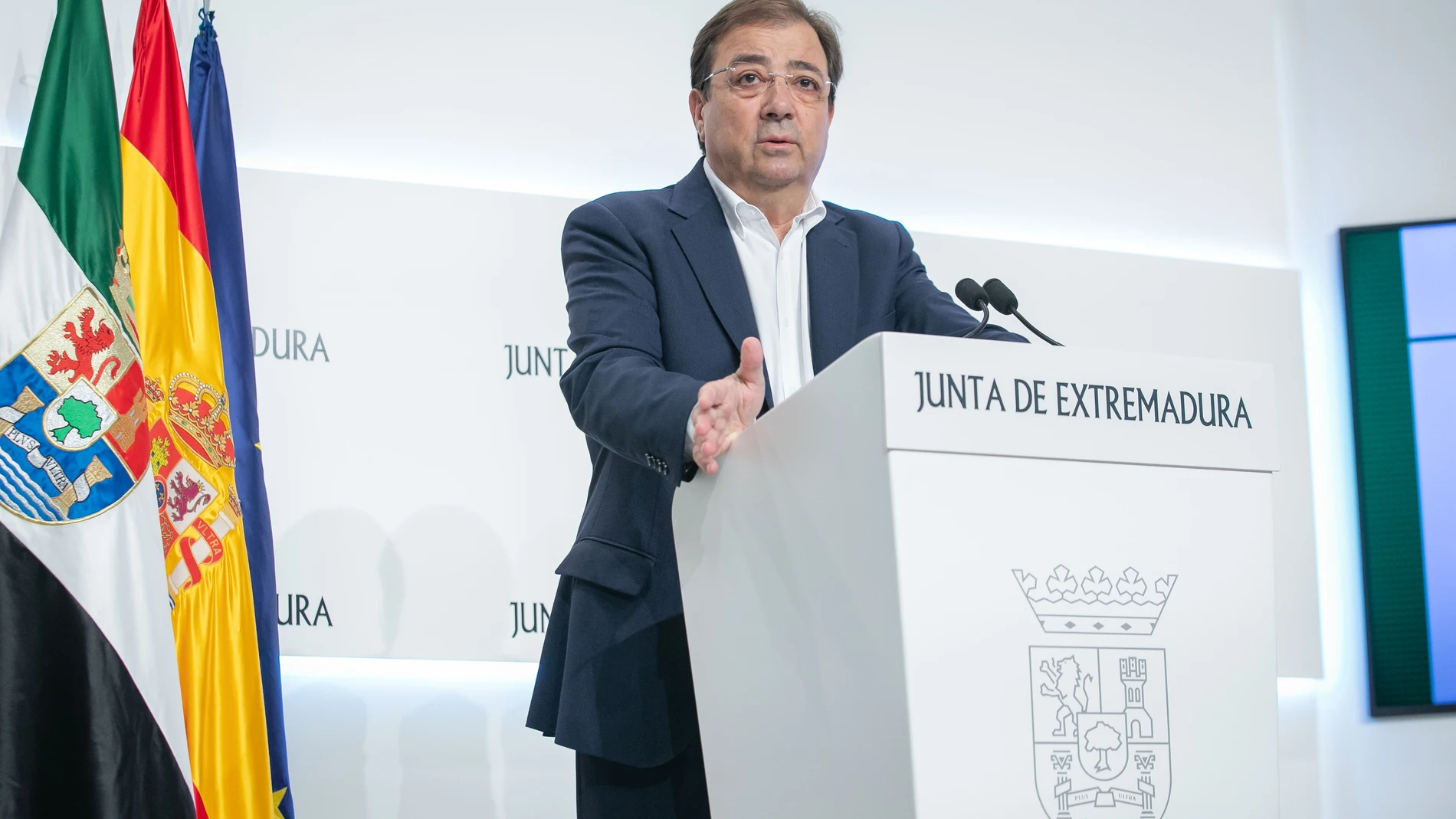 El presidente de la Junta de Extremadura, Guillermo Fernández Vara, en una foto de archivo JUNTA DE EXTREMADURA 21/06/2023