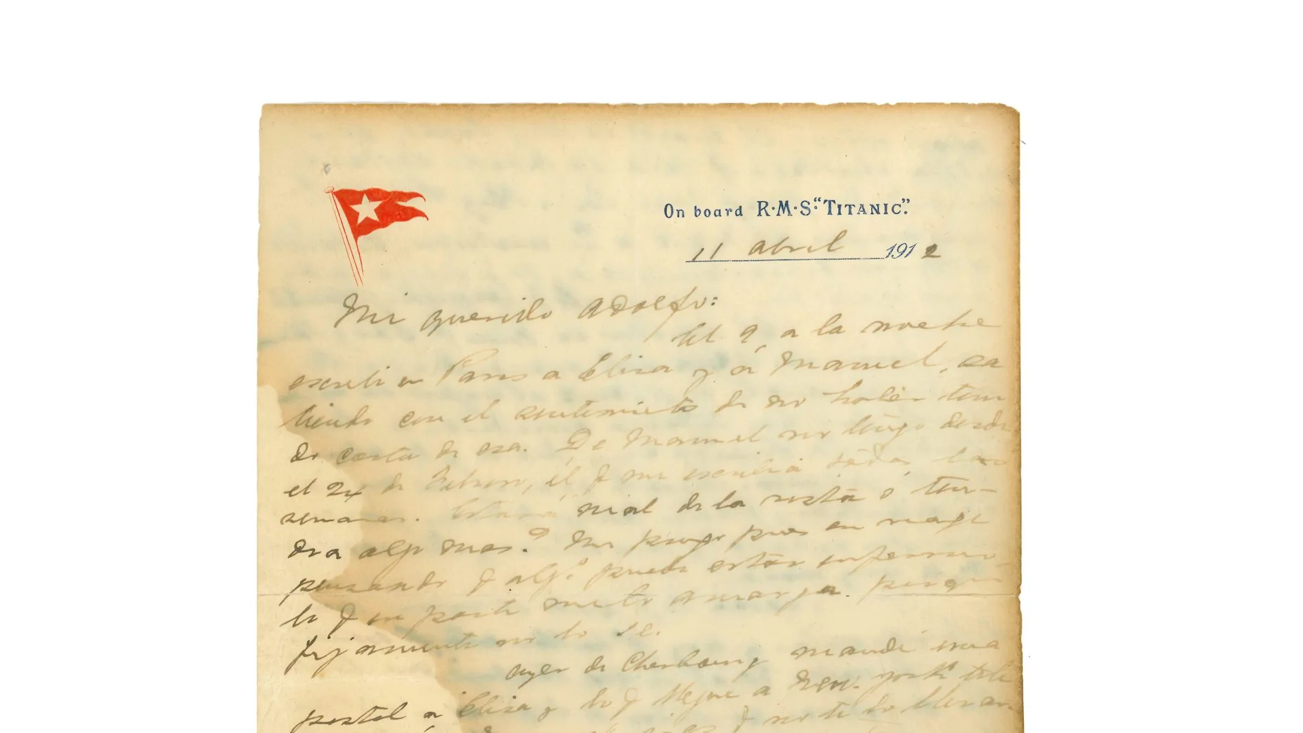 La carta que el uruguayo escribió a su hermano desde el Titanic