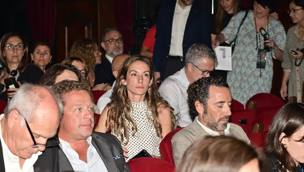Telma Ortiz en la ponencia de Amal Clooney en Madrid