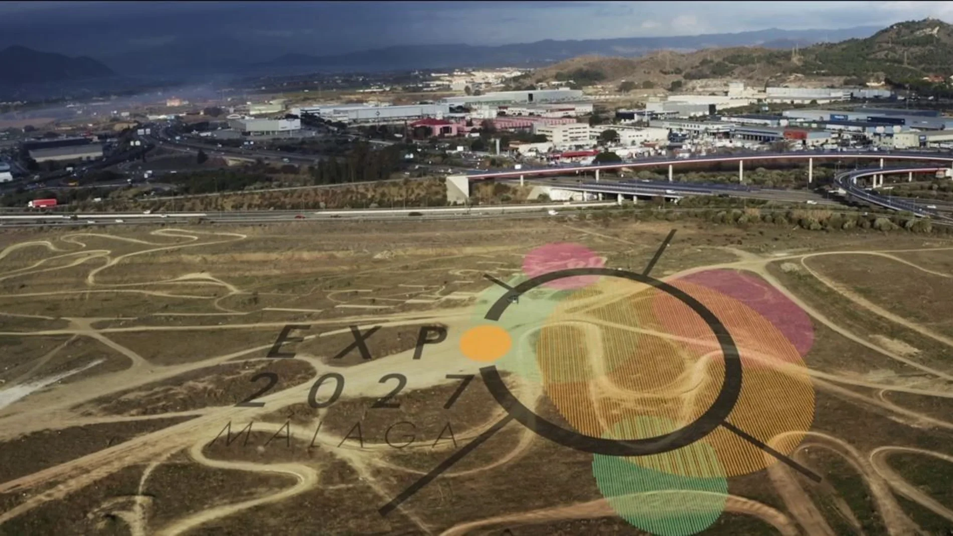 Imagen de un vídeo proyectado sobre la Expo 27