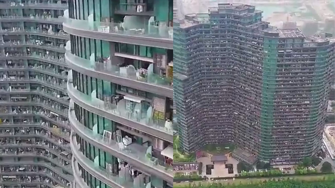 Así es el edificio de China en el que viven más de 20.000 personas a lo