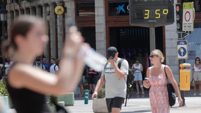 Las máximas se esperan en Valladolid, con 35 grados