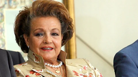La artista Carmen Sevilla durante el acto del Dia de la Provincia de Sevilla