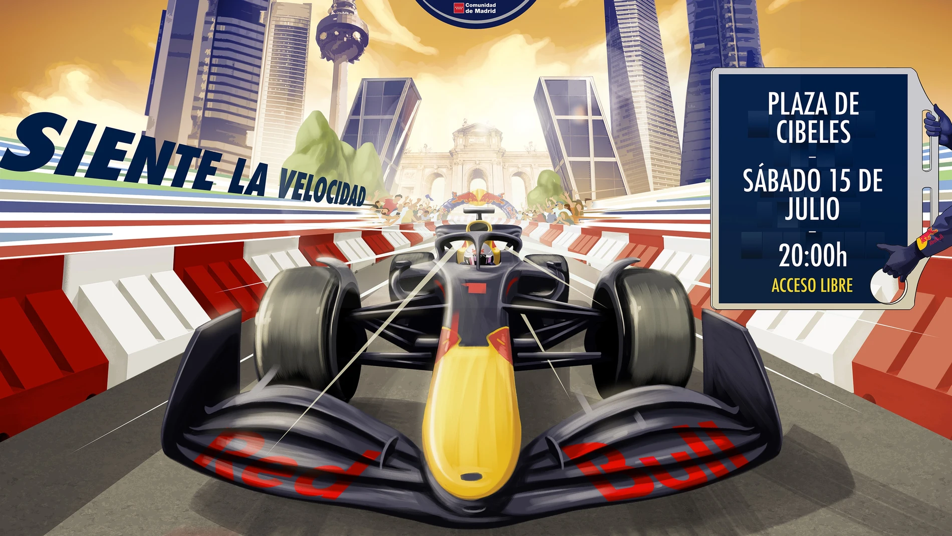 La Comunidad de Madrid patrocinará el próximo 15 de julio el espectáculo de Fórmula 1 Red Bull Show Run Comunidad de MadridCOMUNIDAD DE MADRID23/06/2023