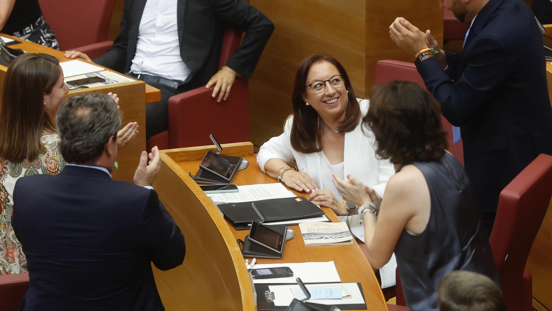 La nueva presidenta de Les Corts Valencianes, Llanso Massó. ROBER SOLSONA/EUROPA PRESS 26/06/2023