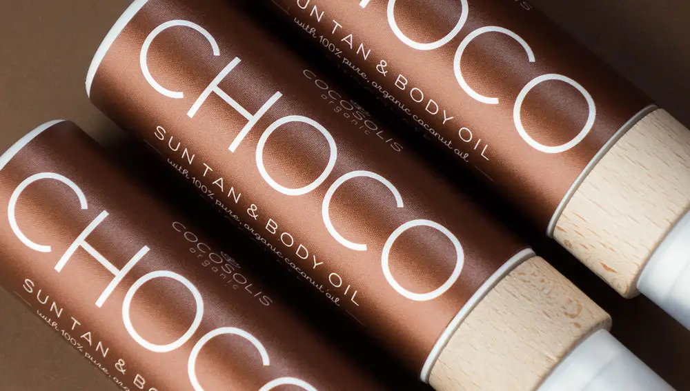 Cocosolis Choco sun tan body oil, en diferentes puntos de venta 