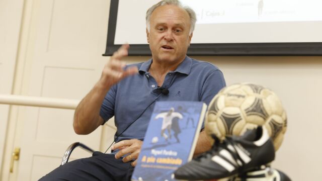 Miguel Pardeza, escritor y ex futbolista