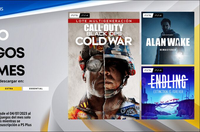 Call of Duty: Black Ops Cold War - Lote Multigeneración, Alan Wake Remastered y Endling - Extintion is Forever llegan en julio a PlayStation Plus