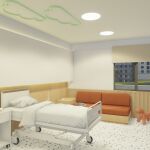 La reforma contempla la creación de habitaciones más espaciosas, todas ellas individuales y con una cama para el acompañante