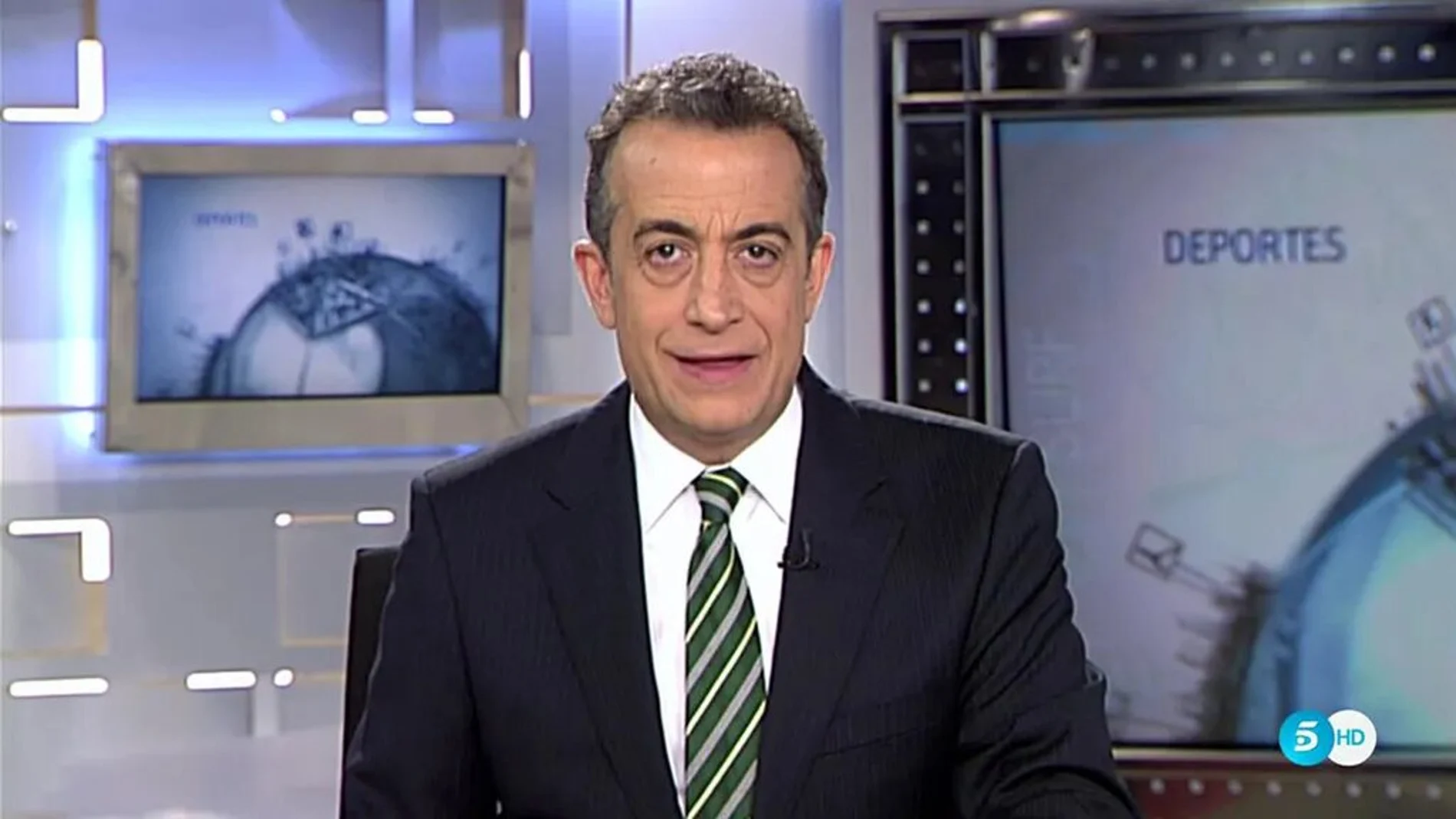 J.J. Santos dejará de presentar los deportes de los 'Informativos Telecinco' tras 17 años