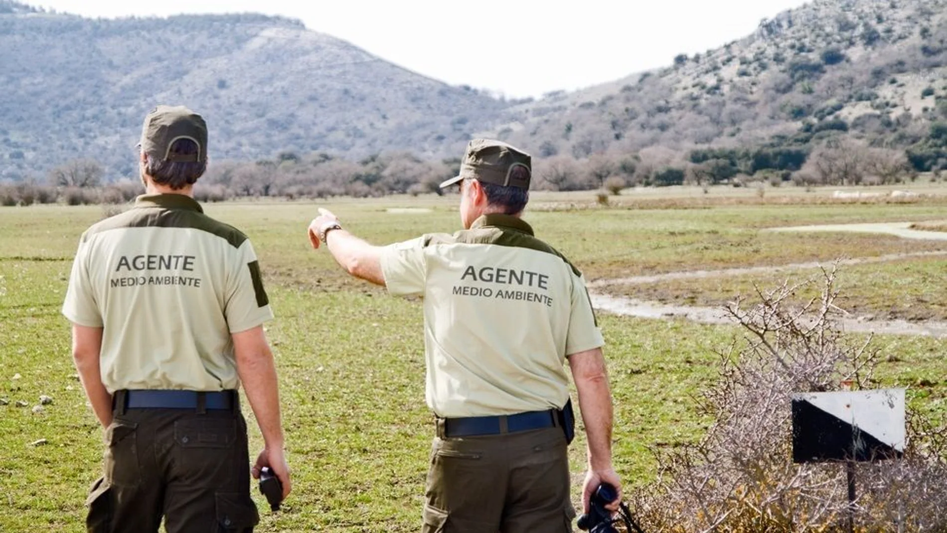 Agentes medioambientales de la Junta de Andalucía