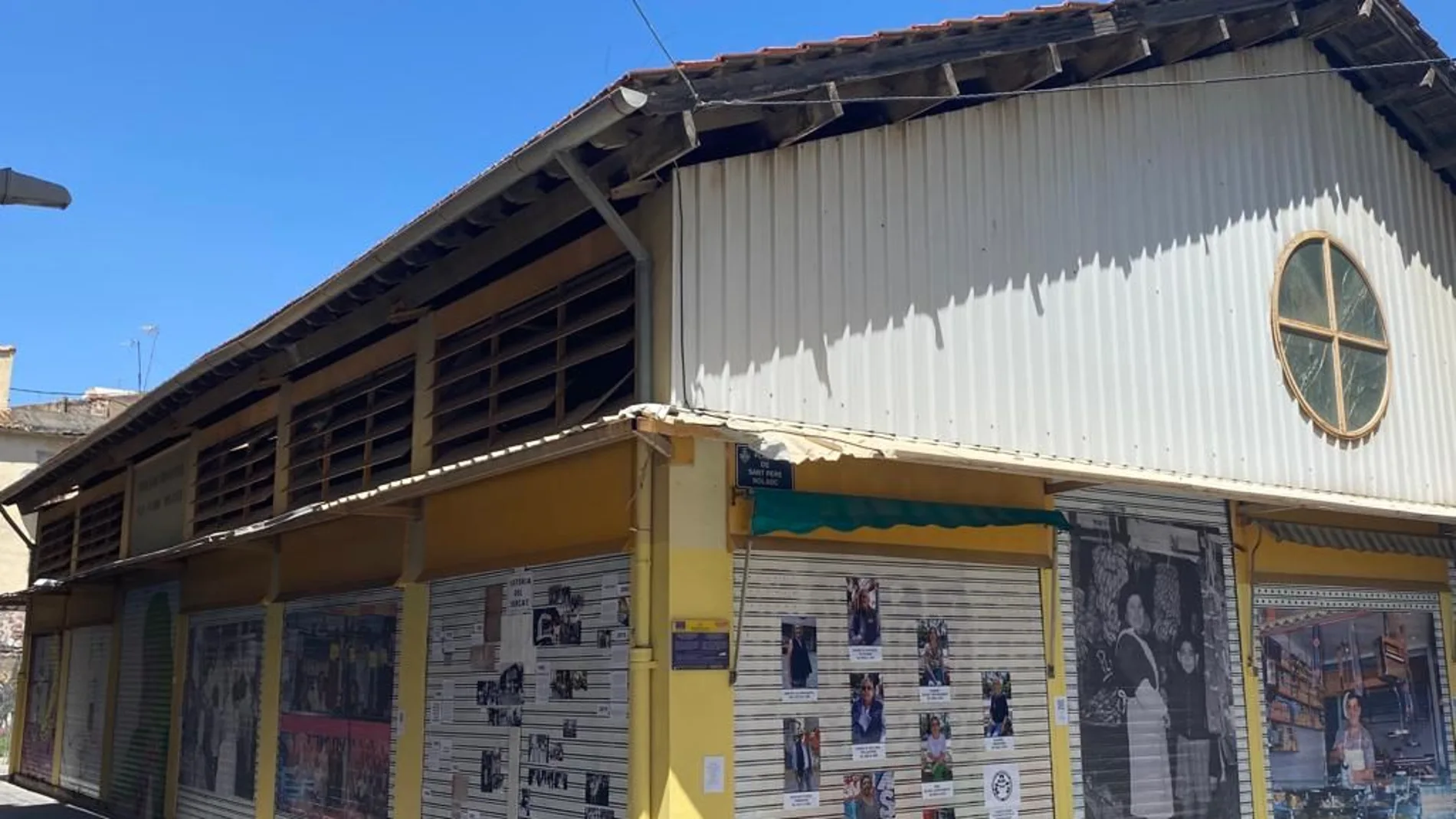 El mercado municipal de San Pedro Nolasco, en el barrio de Zaidía, es el único que está cerrado de toda la ciudad