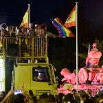 Celebración del Día del Orgullo LGTBQ en Cibeles, Madrid
