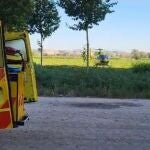 Dos heridas graves tras un incendio en una infravivienda de Aranjuez