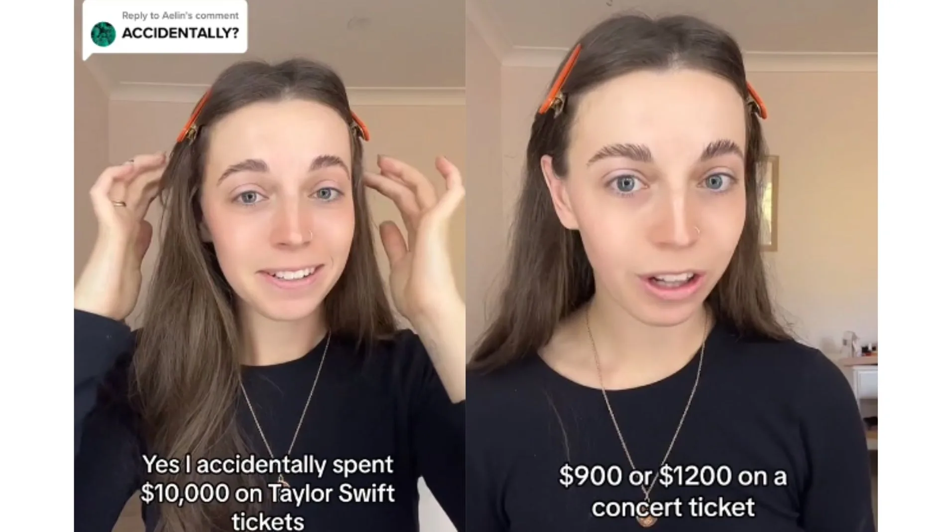La joven ha explicado cómo se ha gastado 10.000 dólares en entradas para ver a Taylor Swift