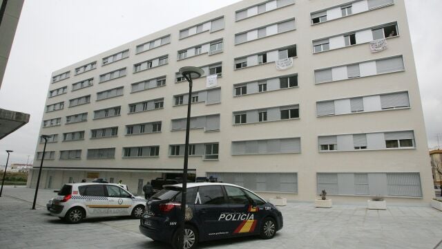 Edificio "okupado" en un barrio de Sevilla