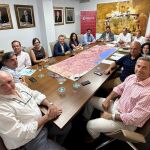 Reunión de la Comisión de Infraestructuras de la Cámara de Comercio de Alicante.