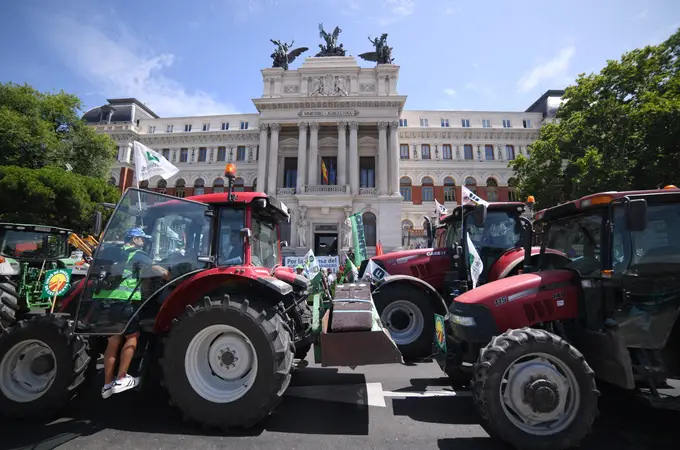 Las manifestaciones de los agricultores llegan a España