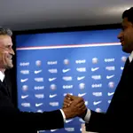 PSG present new coach Luis Enrique
