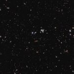Una de las imágenes capturadas por el telescopio james Webb