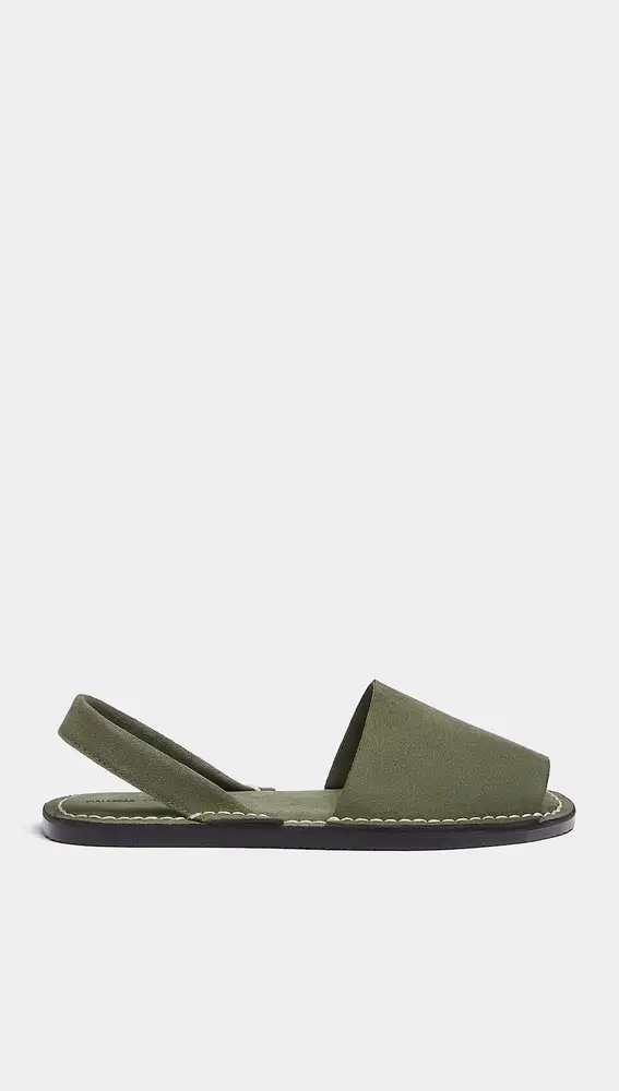 sandalia plana piel 67 Flat leather sandal