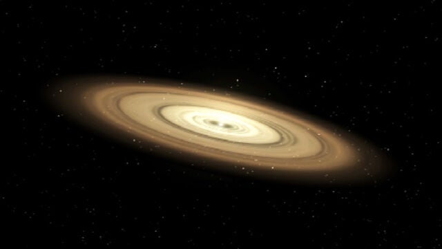 Disco protoplanetario alrededor de una estrella