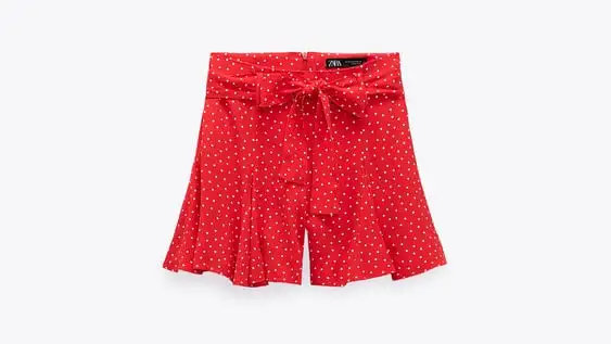 Falda pantalón lunares
