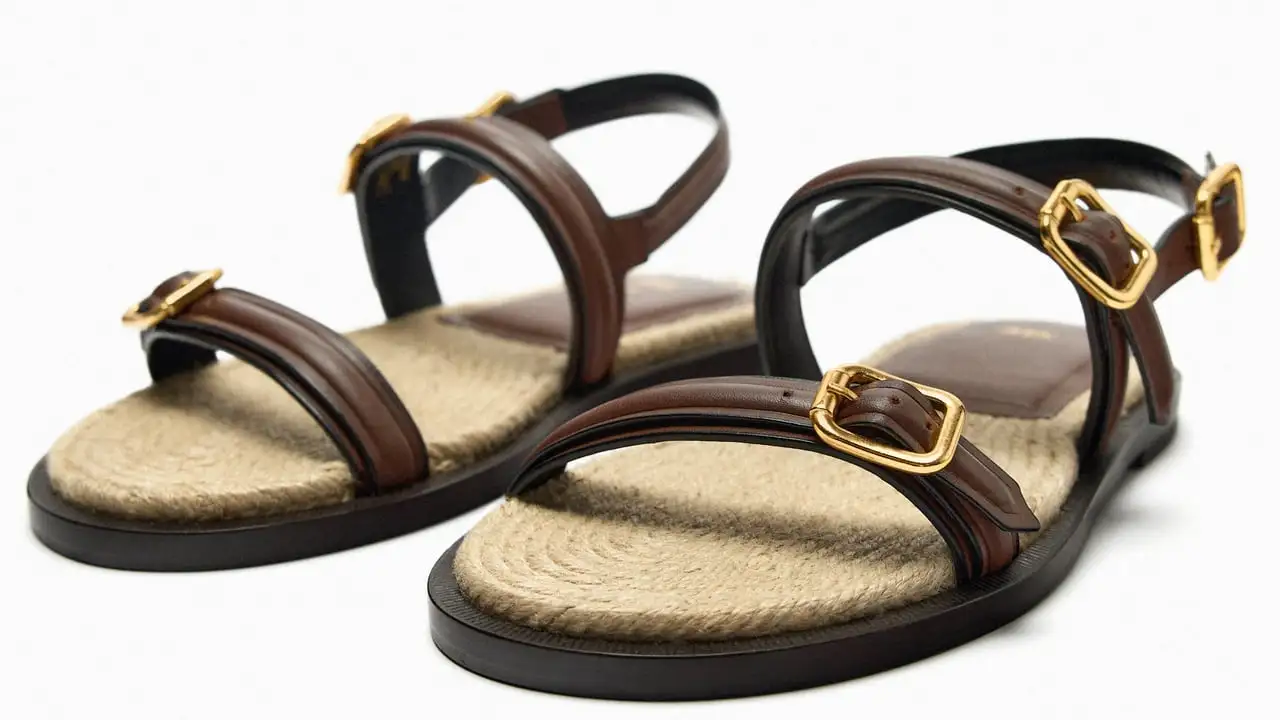 Sandalias planas yute
