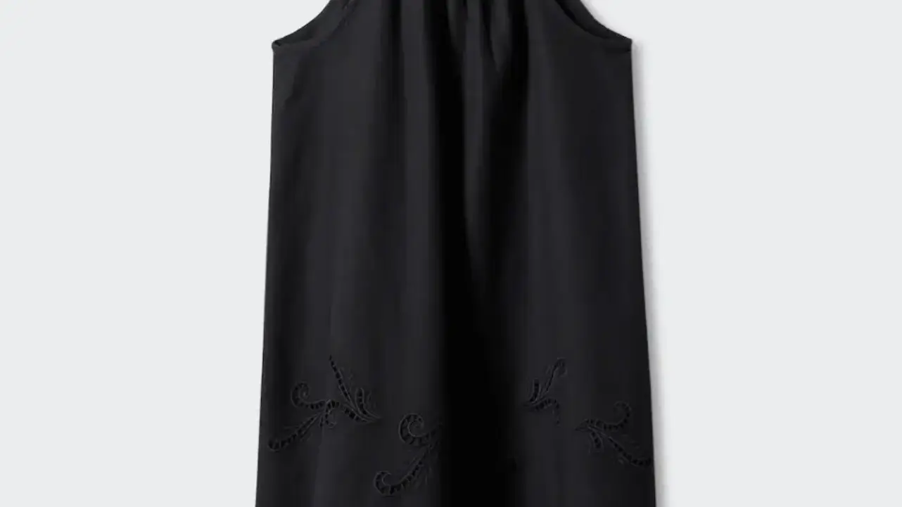 Vestido detalles bordados