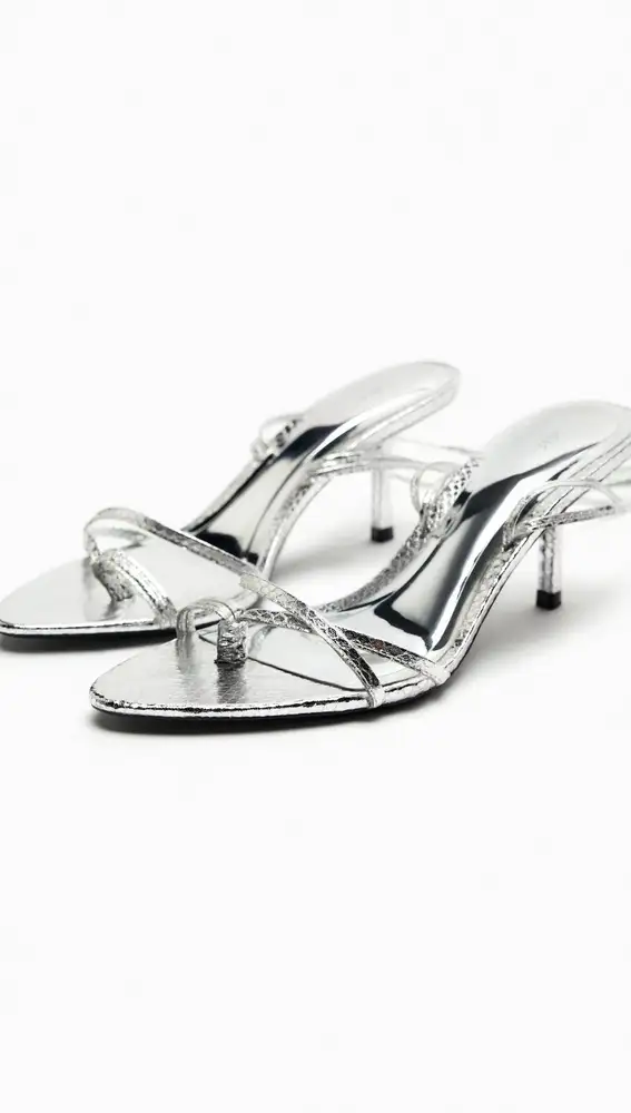 sandalias metalizadas 67 metallic sandals