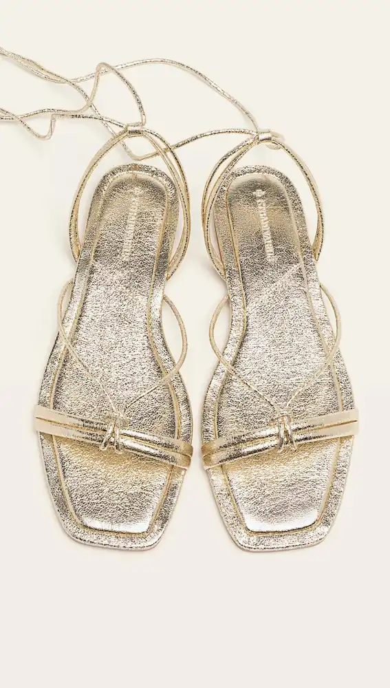 sandalias doradas 67 Golden sandals