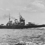El crucero japonés Nachi, uno de los verdugos de las fuerzas navales aliadas en el Pacífico