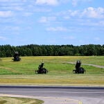 Sistemas de defensa antiaérea de largo alcance Patriot de las Fuerzas Armadas alemanas en el aeropuerto de Vilna