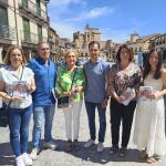 Los candidatos del PP de Segovia visitan Turégano