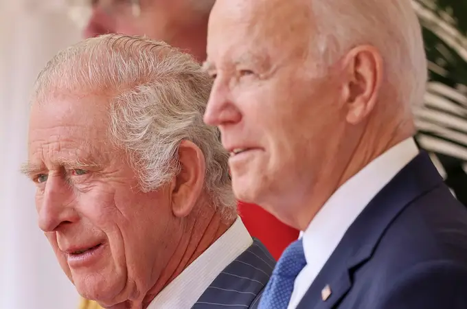 Biden se reúne con el rey Carlos III tras un breve encuentro con Sunak: 