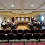 Imagen del pleno del Ayuntamiento de Burriana