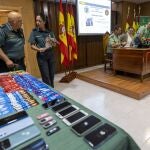 La Guardia Civil de Ávila da a conocer los resultados de una operación sobre estafas bancarias valoradas en 259.000 euros, y conocida por la ‘Operación Yasion’.