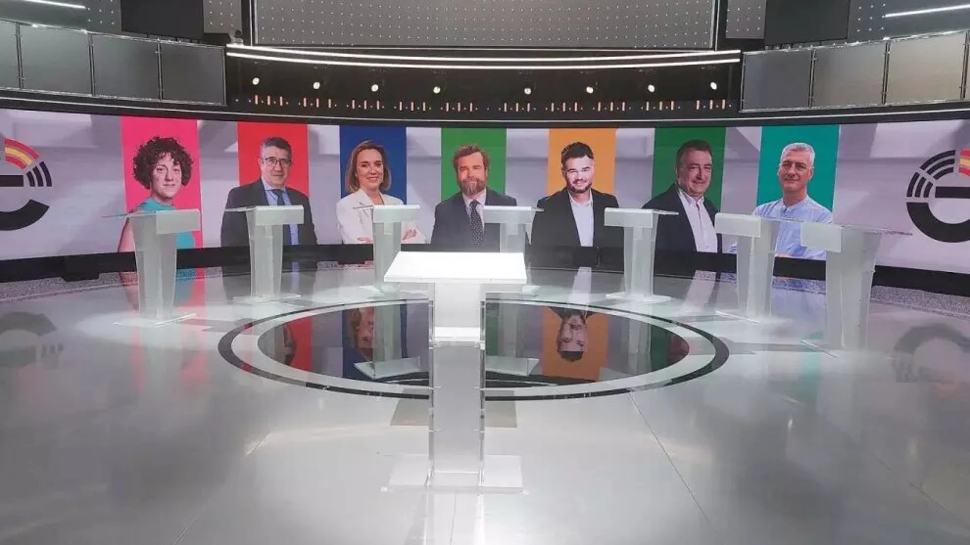Debate a siete de los portavoces de los principales partidos políticos