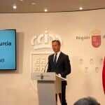 El portavoz del Gobierno regional en funciones, Marcos Ortuño