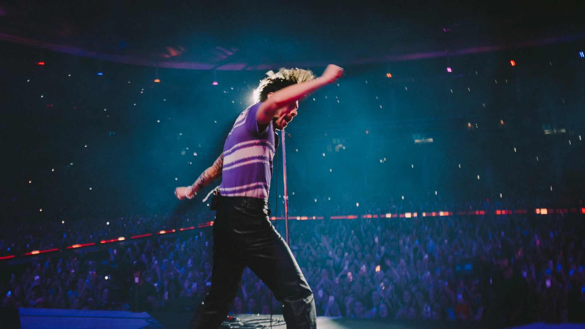Una imagen de Harry Styles en su concierto del pasado 6 de julio en Frankfurt