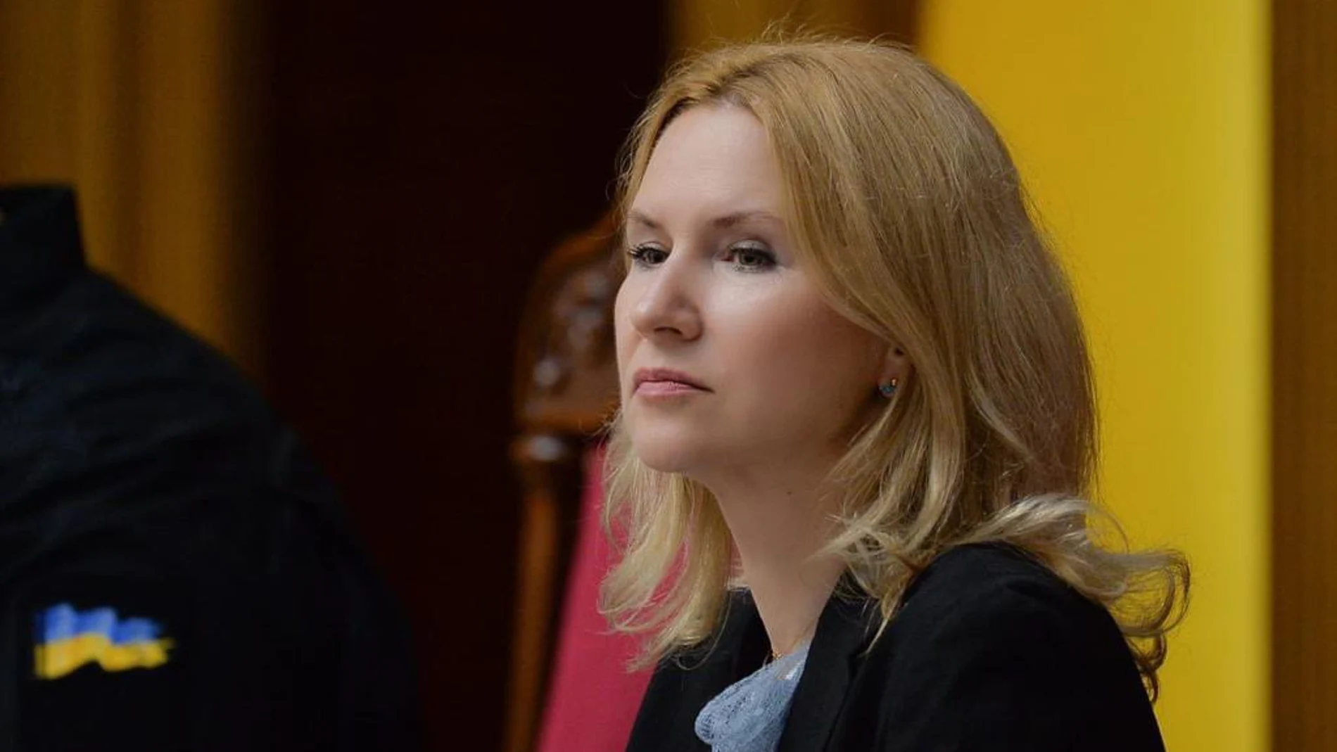 Olena Kondratiuk, portavoz de la Rada, el parlamento ucraniano
