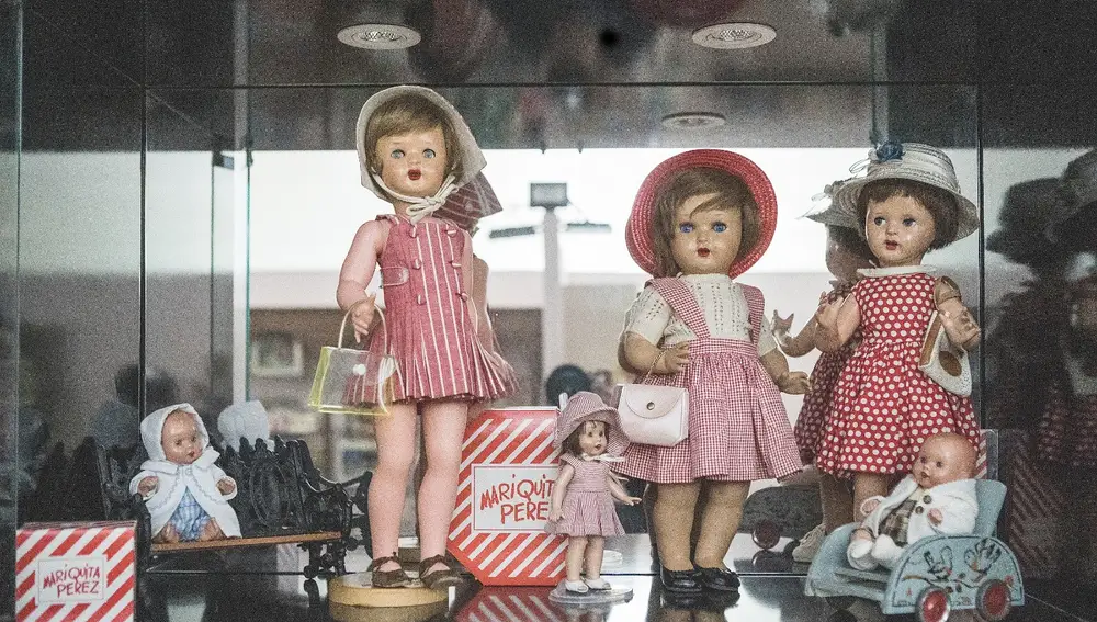 Colección de muñecas Mariquita Pérez que puede verse en el Museo
