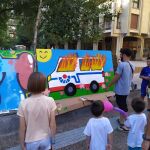 Radicales se mofan con un dibujo del intento se asesinato a ertzainas en una exposición pública en San Sebastián