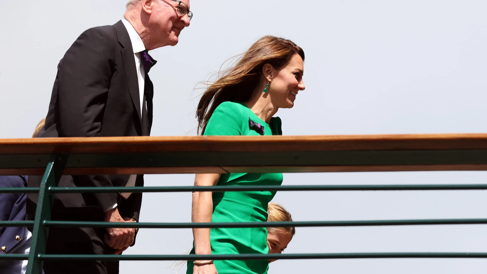 El elegante y discreto vestido verde esperanza de Kate Middleton para la final de Wimbledon