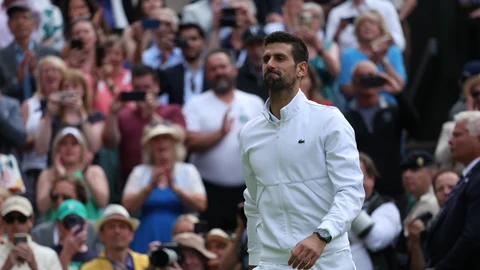 Djokovic, durante un partido