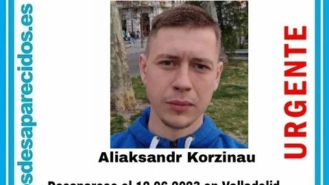 La Asociación SOS Desaparecidos ha publicado a través de sus redes sociales la desaparición en Valladolid de Aliaksandr Korzinau,
