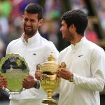 Tenis/Wimbledon.- Novak Djokovic: "Eres increíble, Carlos Alcaraz"